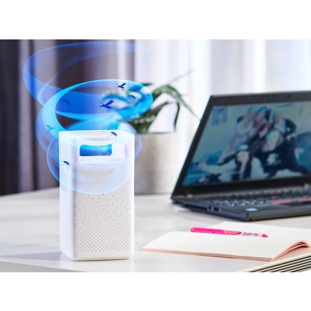 Lampa Owadobójcza UV z Odkurzaczem USB Pułapka na Komary Muchy Owady Rovus