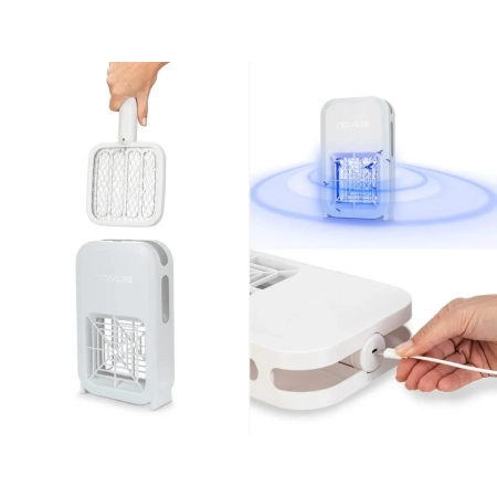 Lampa Owadobójcza UV 2w1 Pułapka na Komary Owady + Bezprzewodowa Łapka