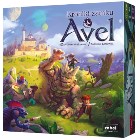 Kroniki Zamku Avel kooperacyjna gra planszowa Rebel