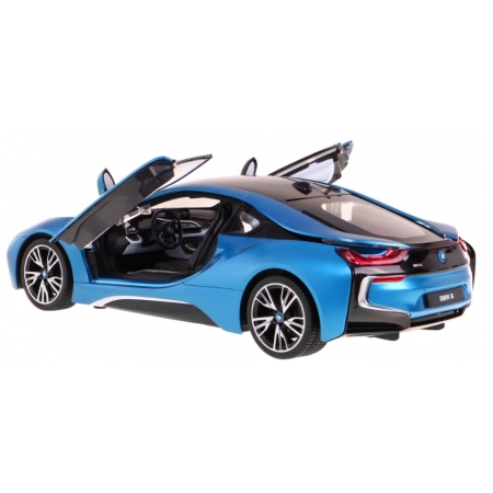 Samochód zdalnie sterowany BMW I8 niebieski 1:14 2,4GHz Rastar