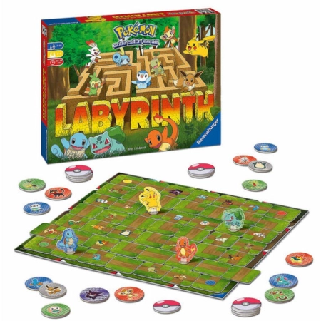 Gra planszowa Labyrinth Pokemon Labirynt dla 2-4 graczy 7+ RAVENSBURGER