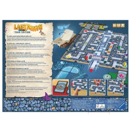 Gra planszowa kooperacyjna Labyrinth Team Edition Labirynt Ravensburger