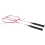 Badminton 2 rakiety paletki czerwone +2 lotki + pokrowiec Dunlop Slazenger