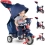 Rowerek Trójkołowy 4w1 Wózek Spacerówka dzieci 15-36m granatowy Smart Trike