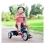 Rowerek Trójkołowy 4w1 Wózek Spacerówka dzieci 15-36m granatowy Smart Trike