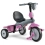 Wózek 4W1 Spacerówka Rowerek Trójkołowy dla dzieci 15-36m różowy SmarTrike