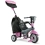 Wózek 4W1 Spacerówka Rowerek Trójkołowy dla dzieci 15-36m różowy SmarTrike