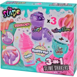 So Slime Shakers 3w1 3 Shakery + Ozdoby + Masa Plastyczna Magiczny Śluz