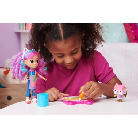 Koci Domek Gabi lalka z kotkiem i akcesoriami z serialu Gabbys Dollhouse
