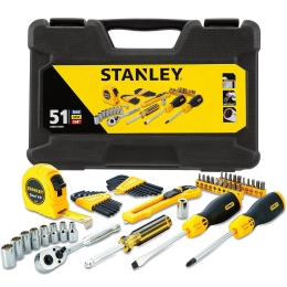Stanley Zestaw narzędzi i akcesoriów w walizce 51 elementów