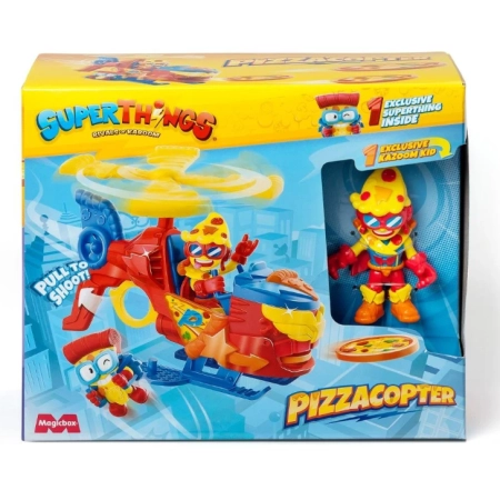 Pizzacopter SuperThings Zings Helikopter + Figurki Pojazd Magicbox