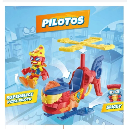 Pizzacopter SuperThings Zings Helikopter + Figurki Pojazd Magicbox