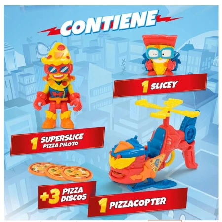 Pizzacopter SuperThings Zings Helikopter + Figurki Pojazd Magicbox