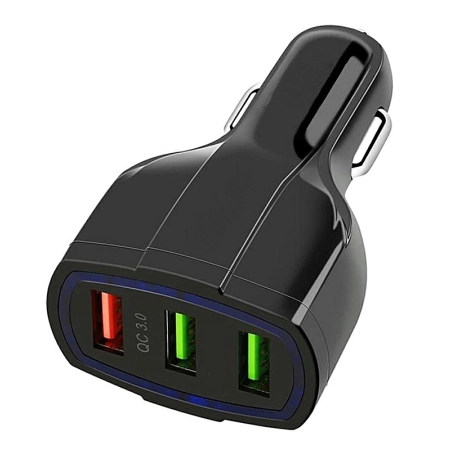 Ładowarka samochodowa 3xUSB