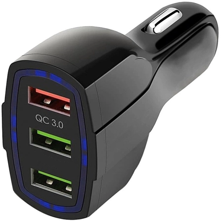 Ładowarka samochodowa 3xUSB