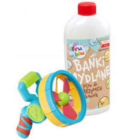 Wytwornica Baniek Mydlanych MIOTACZ + Płyn 0,5 l