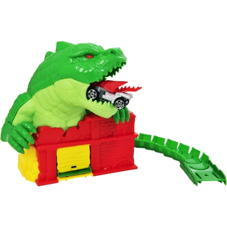 Teamsterz Tor Wyścigowy Szalony Gad zestaw Beast Machines + Metalowe Autko