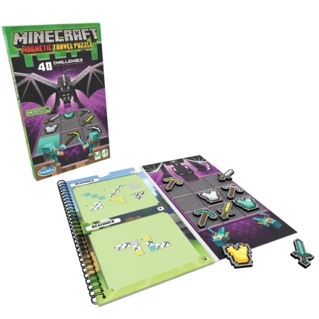 Magnetyczne puzzle podróżne Minecraft