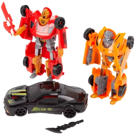 Transformers robot 15cm 2w1 auto Roboforces 3 szt