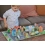 Klocki Drewniane Miasto + mata puzzle figurki pojazdy 2+ O!Klocki Trefl