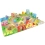 Klocki Drewniane ZOO + mata puzzle figurki pieczątki 2+ O!Klocki Trefl