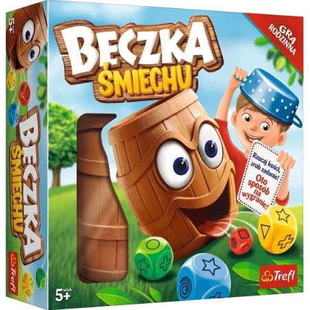 Gra Planszowa Beczka Śmiechu rodzinna towarzyska Trefl
