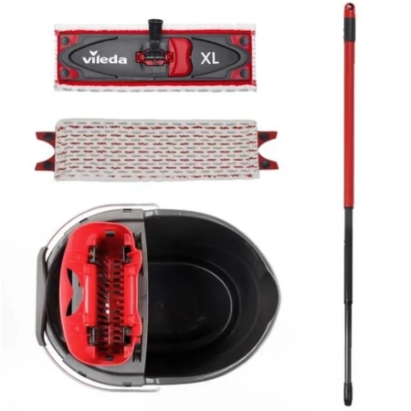 VILEDA UltraMax XL BOX Zestaw mop płaski + wiadro VILEDA UltraMax XL BOX Zestaw mop płaski + wiadro