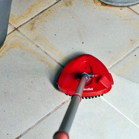 VILEDA TURBO Wiadro + mop obrotowy + szczotka do zabrudzeń