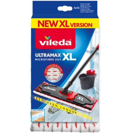Wkład do mopa Vileda Ultramax XL w opakowaniu na białym tle