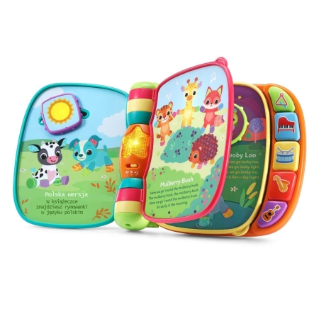 Książeczka interaktywna Rymowane Opowiadanki polska wersja językowa Vtech