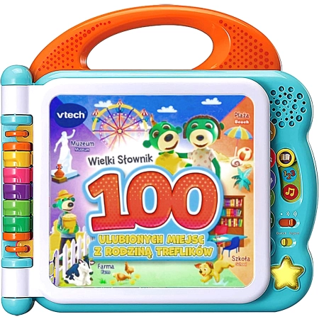 Książeczka interaktywna Wielki Słownik 100 miejsc Vtech