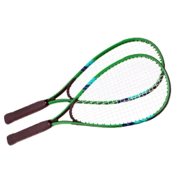Speed Badminton Rakiety Paletki Lotki Piłka Znaczniki Boiska zestaw zielony