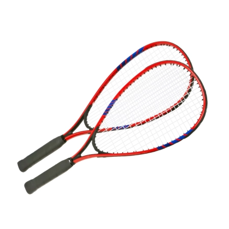 Speed Badminton Rakiety Paletki Lotki Piłka Znaczniki Boiska zestaw red
