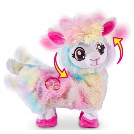 Zhu Zhu Pets Roztańczona Lama Tańczący Pluszak 18m+