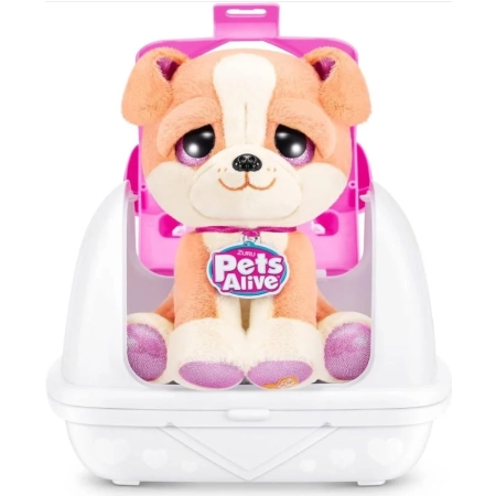 Piesek Pluszak powtarzający słowa + transporter 8 niespodzianek ZURU PETS